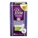 Poise Liners, Very Light Aborbency, with Extra Coverage 24 Count (Pack of 1)