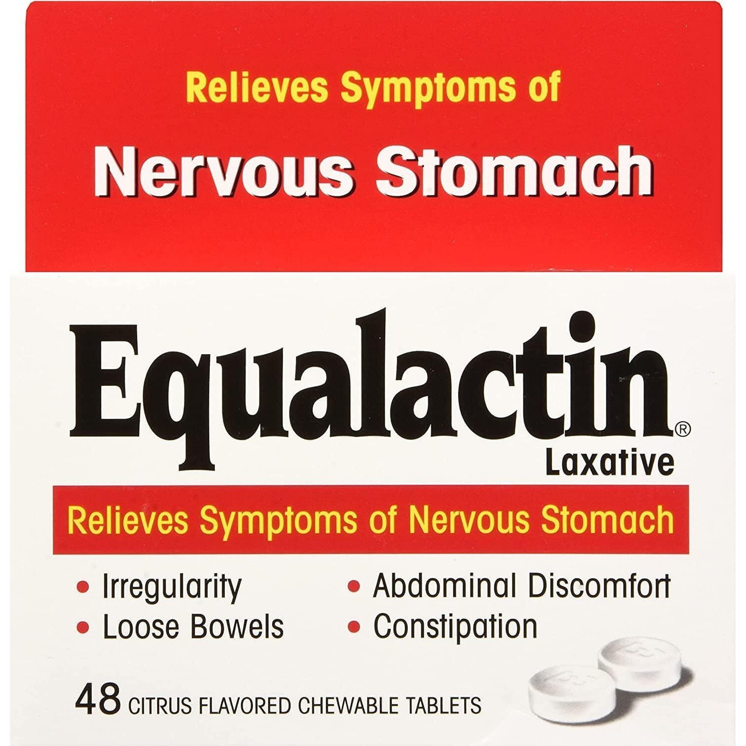 Equalactin Laxative Chewable 48 Tablets