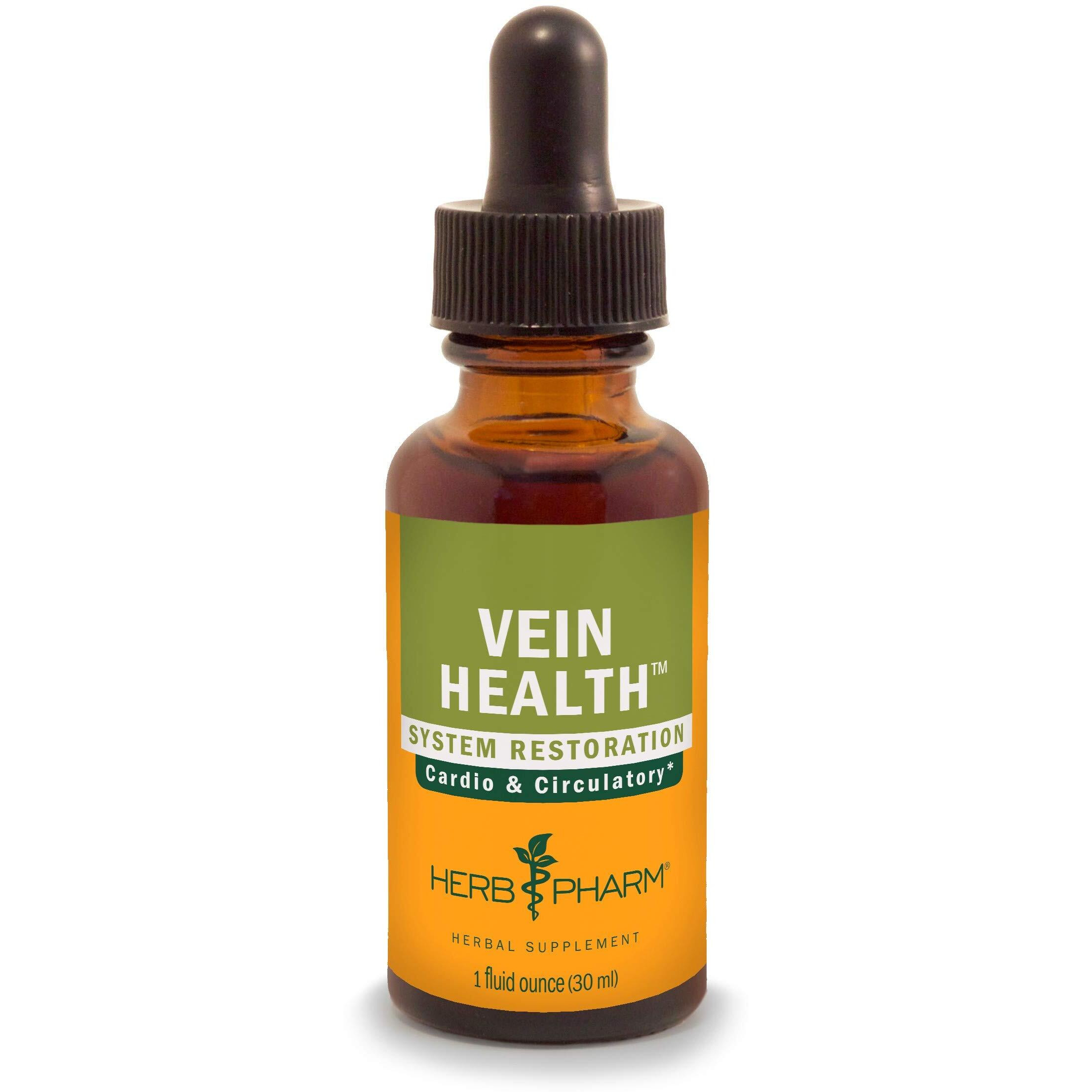 Herb Pharm Vein Health Liquid Herbal Formula for Cardiovascular and Circulatory System Support, 1 Fl Oz
