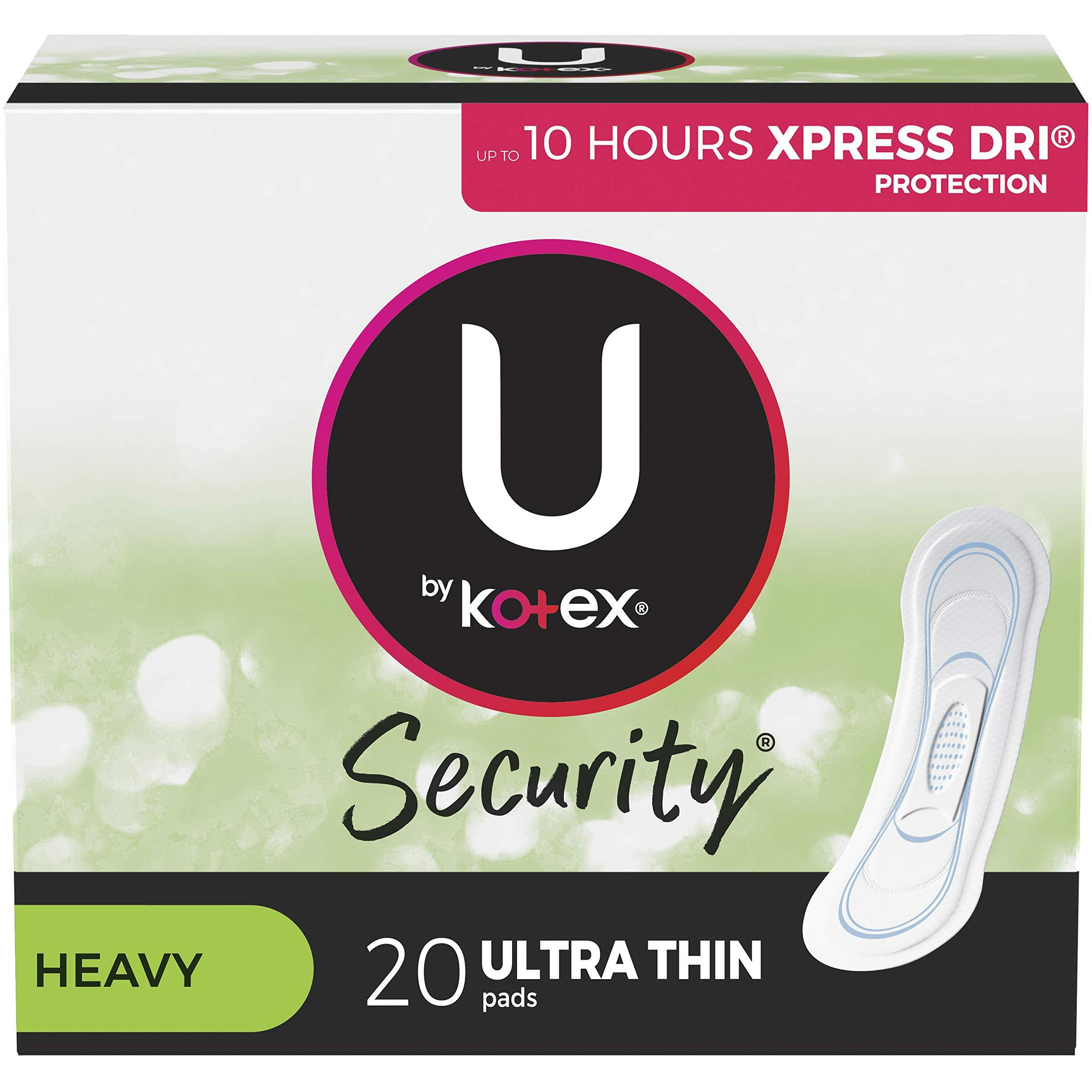 Kotex Security Ultra Thin Pads Long 20 Each