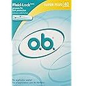 o.b. Tampons, Super Plus Absorbency, Value Pack, 40 ct