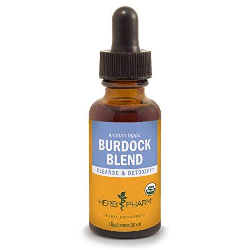 Herb Pharm Burdock Blend Liquid Extract to Support Cleansing & Detoxifying - 1 Ounce (DBURD01)