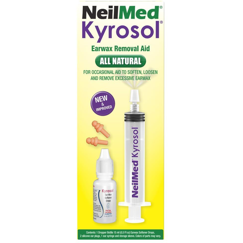 SQUIP NeilMed Kyrosol All-Natural Earwax Removal Aid, Original Version