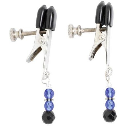 Blue Beaded Clamps With Broad Tip Nipple Clamps Blue(D0102H7XIGW.)