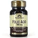 Windmill Folic Acid 400 Mcg Tablets - 180 Ea