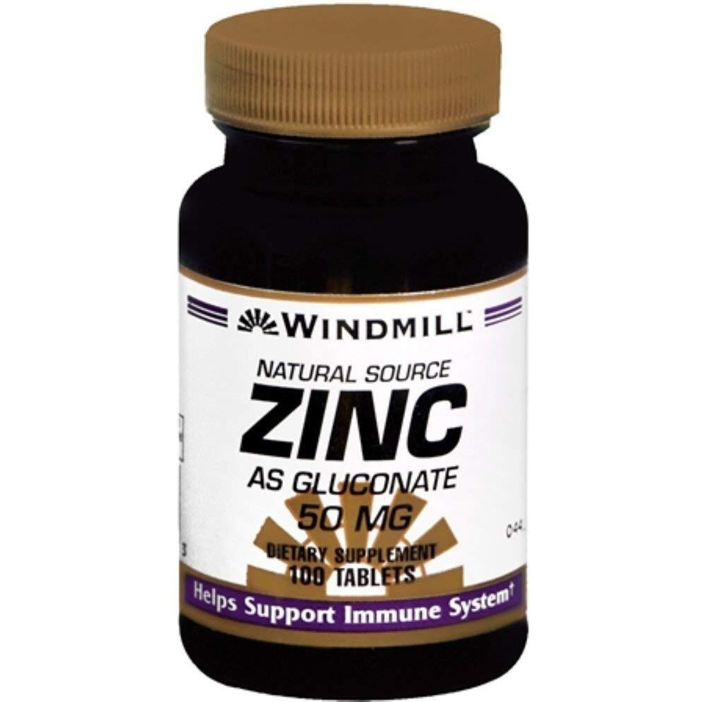ZINC TAB GLUCONATE 50 MG WMILL Size 100