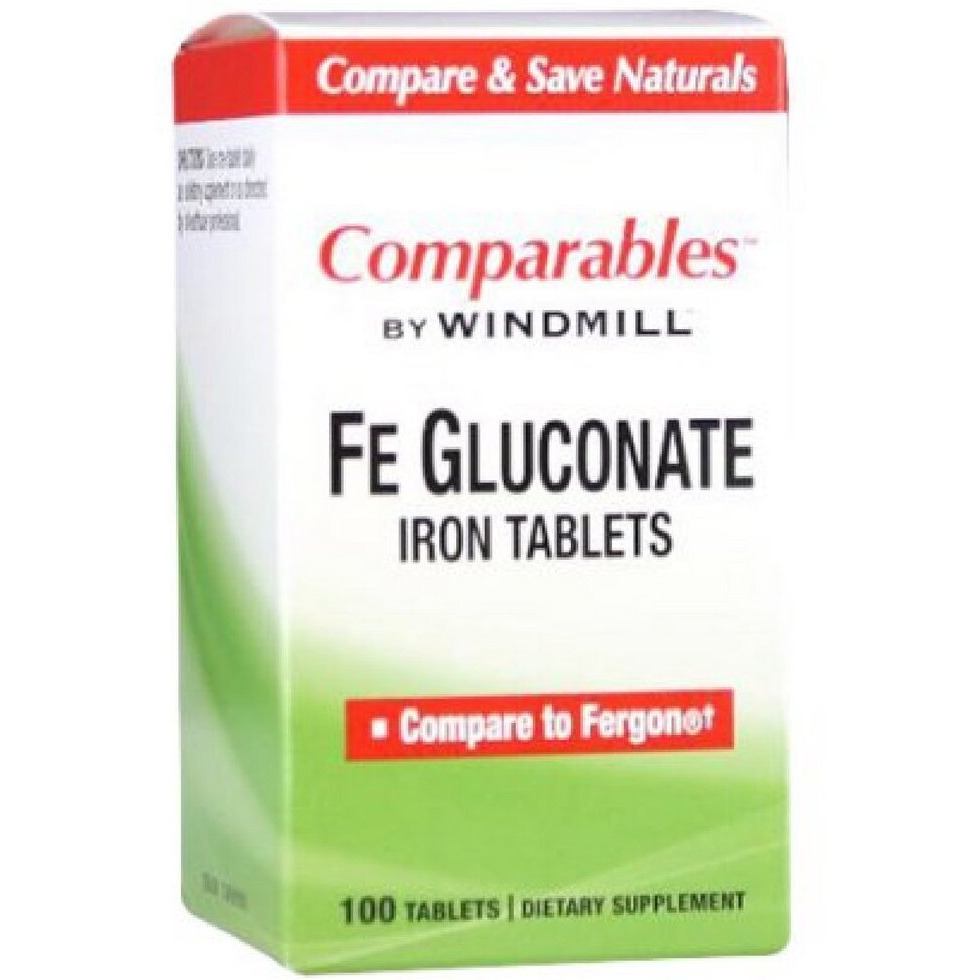 Windmill Fe Gluconate 239mg, 100 Tablets