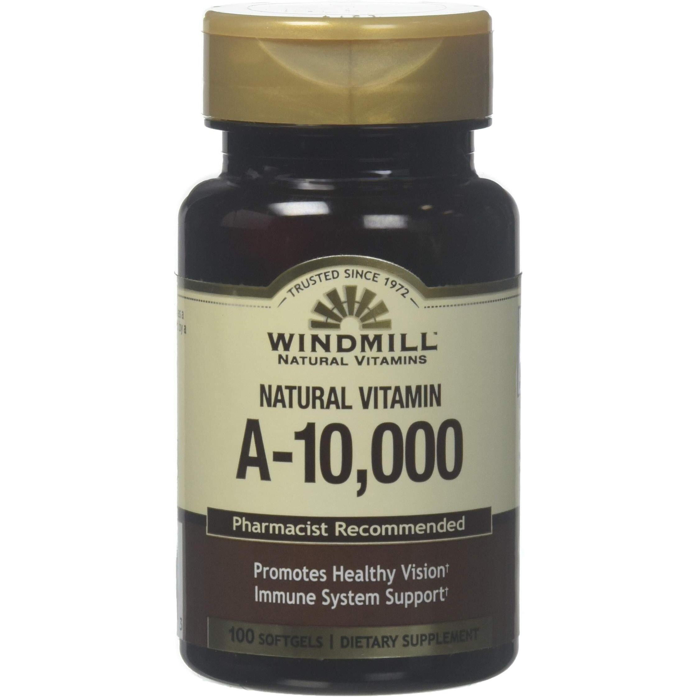 Vitamin A SFGL 10000IU WMILL Size 100