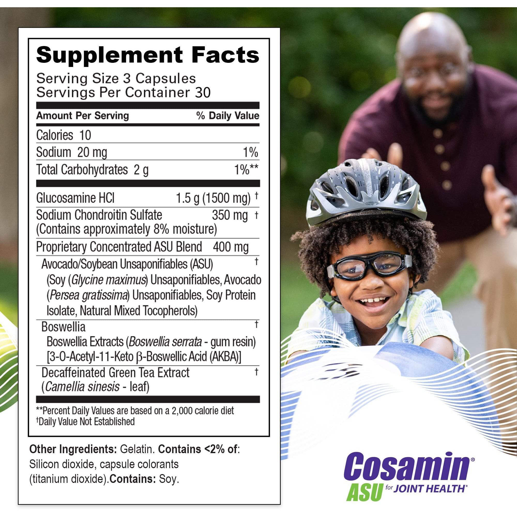 Cosamin ASU Joint Health Supplement - Advanced, Faster-Acting Formula, 90 Capsules