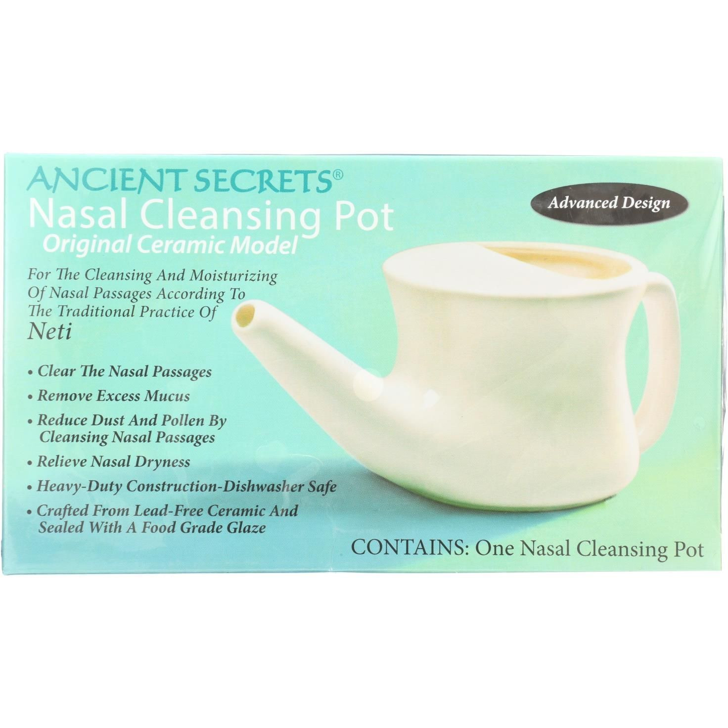 Ancient Secrets Ancient Secrets Nasal cleansing Pot - 1 Pot(D0102H5W16J)