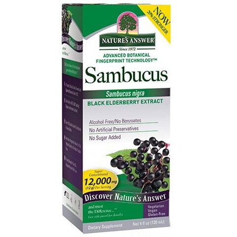 Natures Answer - Sambucus Nigra Black Elder Berry Extract - 4 Fl Oz(D0102H5KARX)