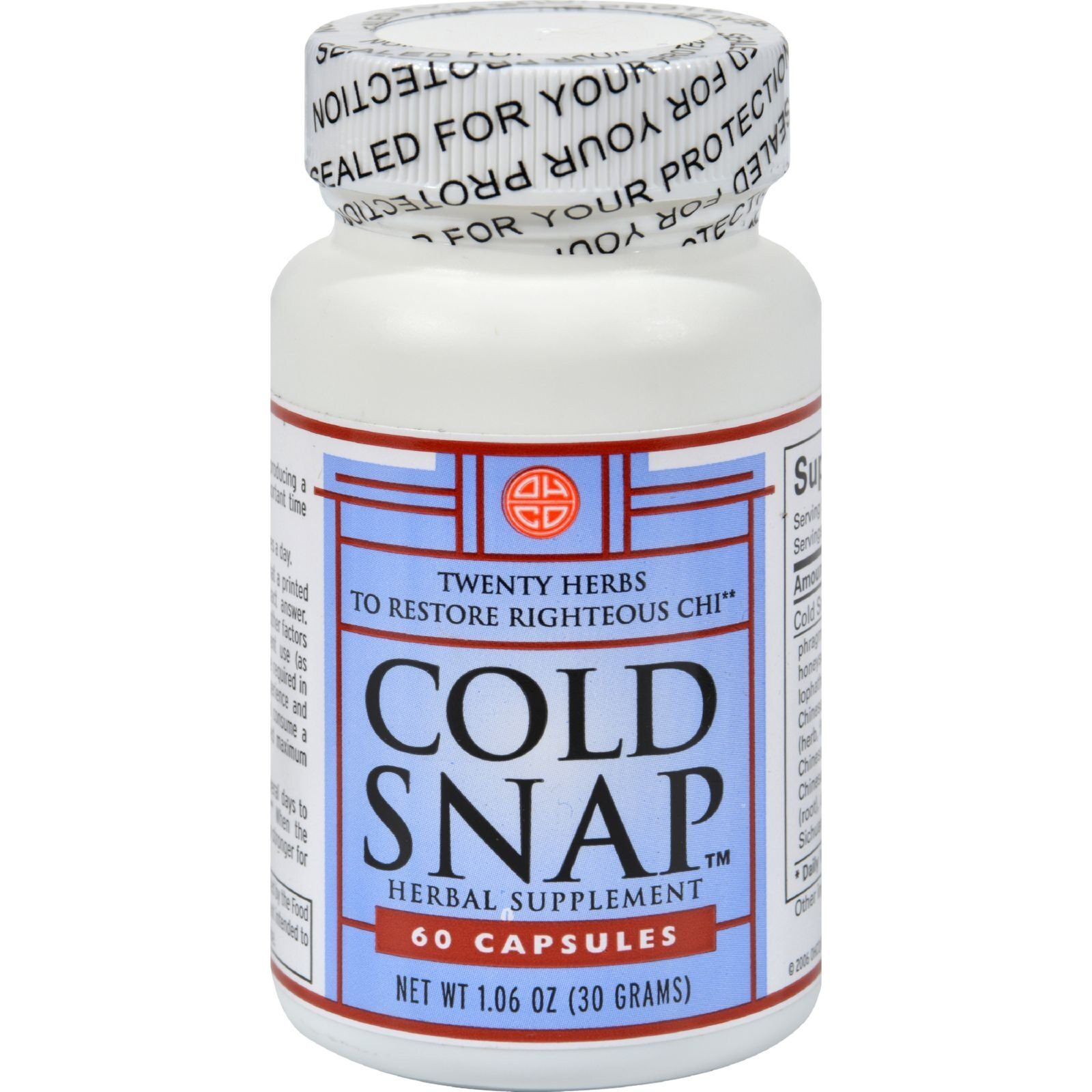 OHCO Cold Snap Caps - 60 Capsules, 3 pack (image may vary)