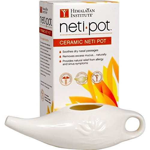 Himalayan Institute Ceramic Neti Pot - Pack of 2