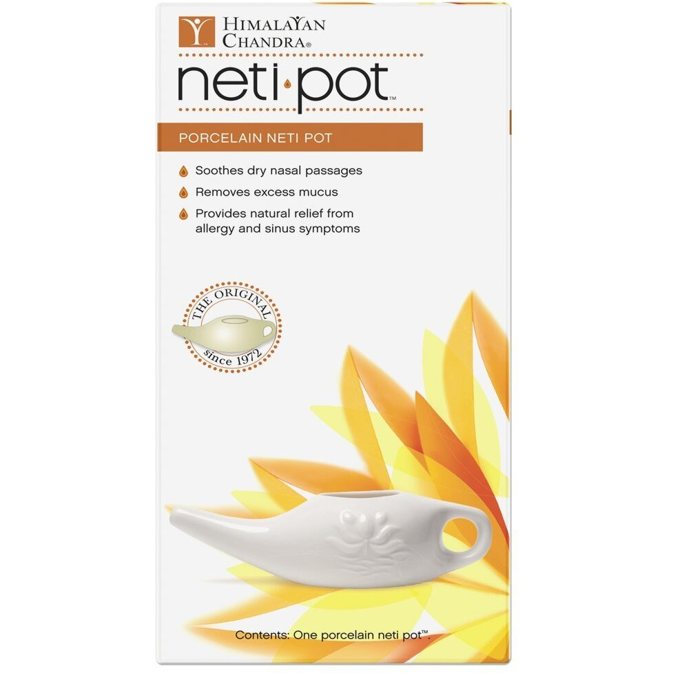 Himalayan Institute Ceramic Neti Pot - Pack of 2