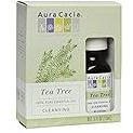 Aura Cacia Tea Tree Cleansing Essential Oil, 0.5 Fluid Ounce Box - 3 per case.