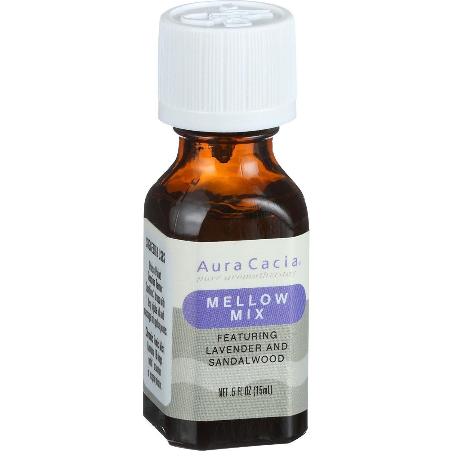 Aura Cacia Essential Solutions Mellow Mix, 0.5 Ounce - 3 per case.