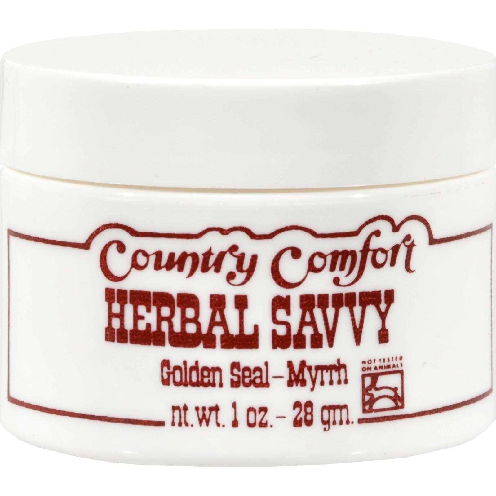 country comfort Herbal Savvy golden Seal-myrrh - 1 Oz(D0102H5KSA6)