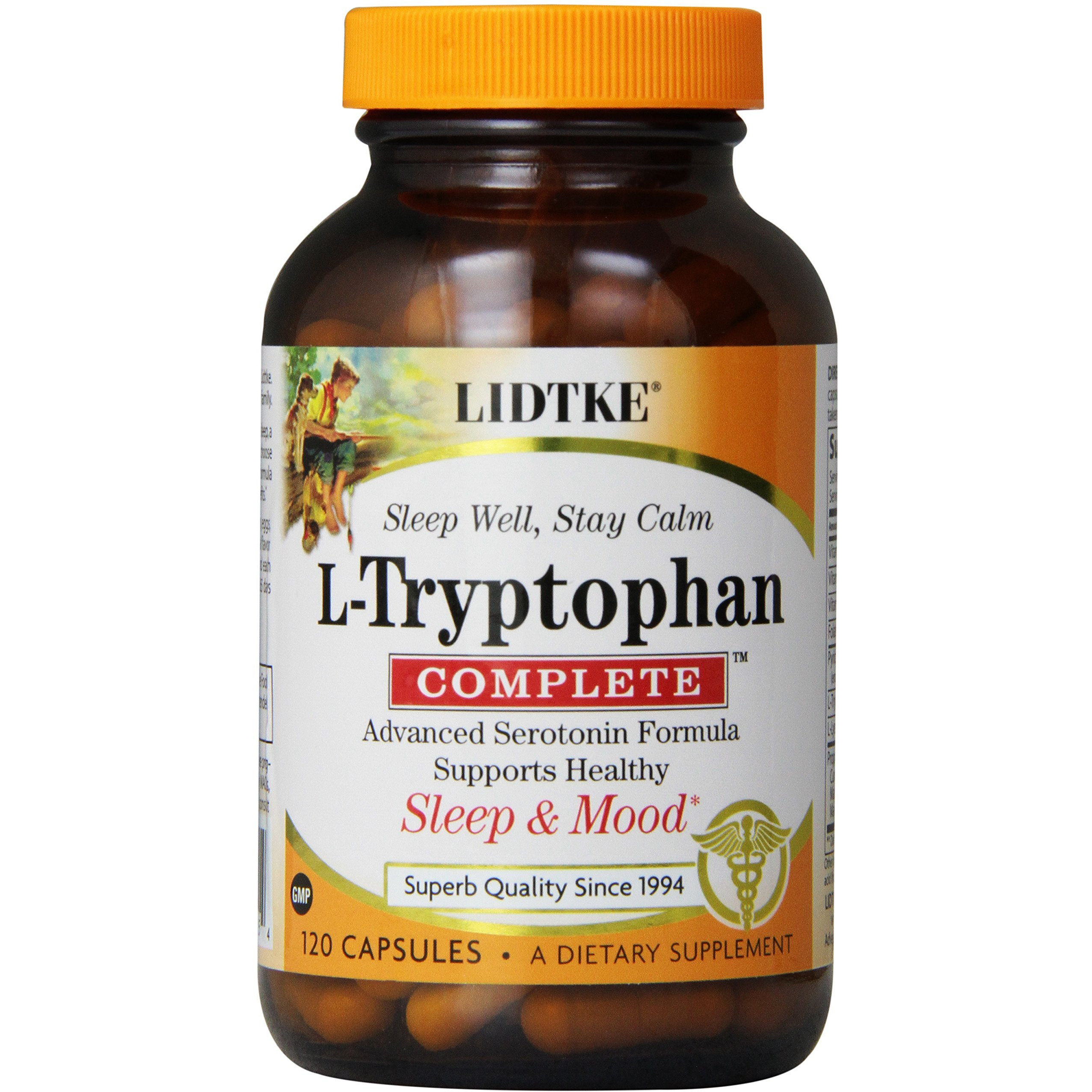 Lidtke Technologies L-Tryptophan Complete Capsules, 120 Count