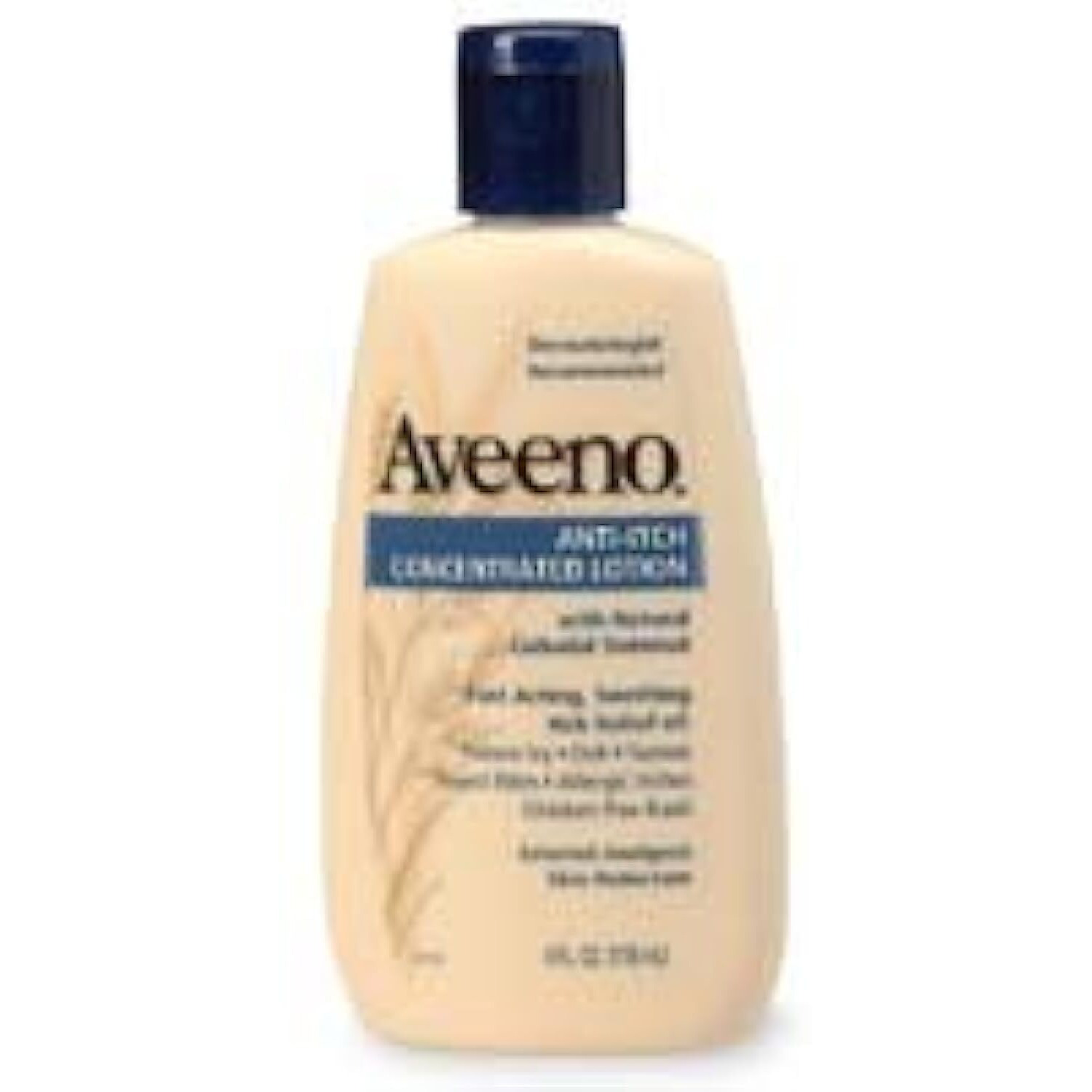 Aveeno Anti-Itch Concentrated Lotion, 4-Ounce Bottles (Pack of 3)