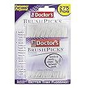 The Doctor's BrushPicks Interdental Toothpicks, Helps Fight Gingivitis, 275 Count (Pack of 12), White