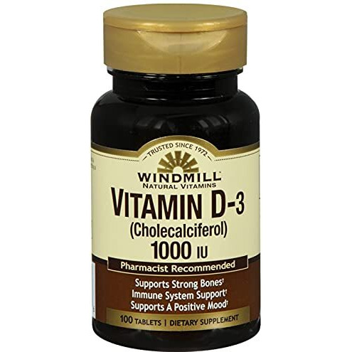 Vitamin D TABS 1000IU WMILL Size 100