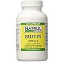 NAT-Rul Biotin 5000 mcg Capsules 100 ea