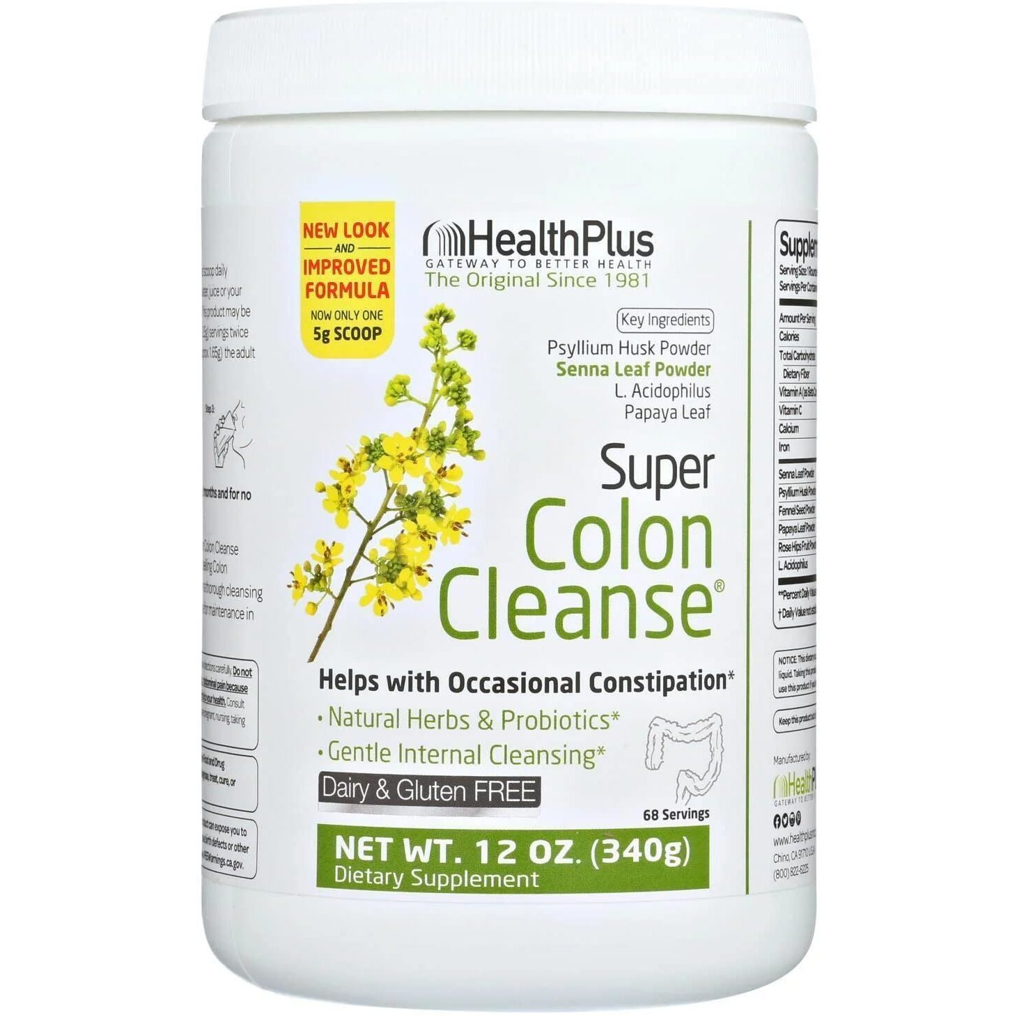 Health Plus - Super colon cleanse - 12 Oz(D0102H5WW3P)