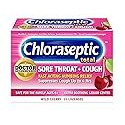 Chloraseptic Total Sore Throat + Cough Lozenges, Wild Cherry, 15 Count, 1 Pack
