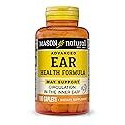 MASON NATURAL Advanced Ear Health Formula - Supports Healthy Circulation in The Inner Ear, Ringing Ears Relief, 100 Caplets
