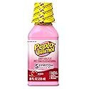 Pepto-Bismol Cherry Liquid 5 Symptom Medicine - Including Upset Stomach & Diarrhea Relief, 8-Fluid Ounce Bottles (Pack of 6)
