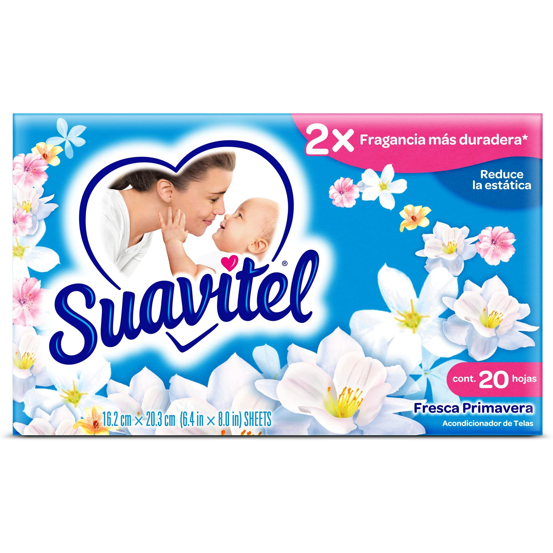 Suavitel Sheets 20 sheets, Field Flowers