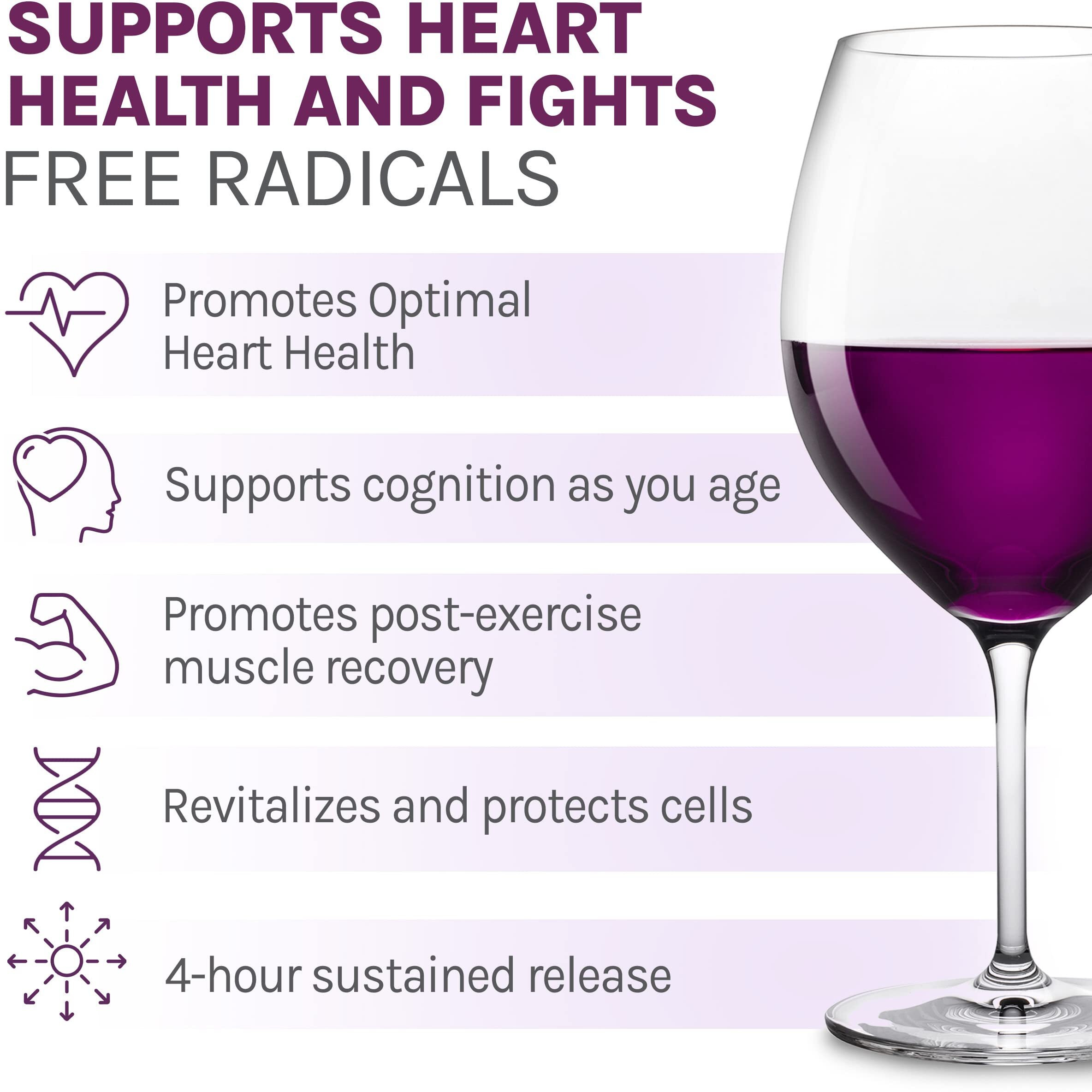 Reserveage Nutrition - Supplement Resveratrol 500 Milligrams - 1 Each-30 Vegetarian Capsules