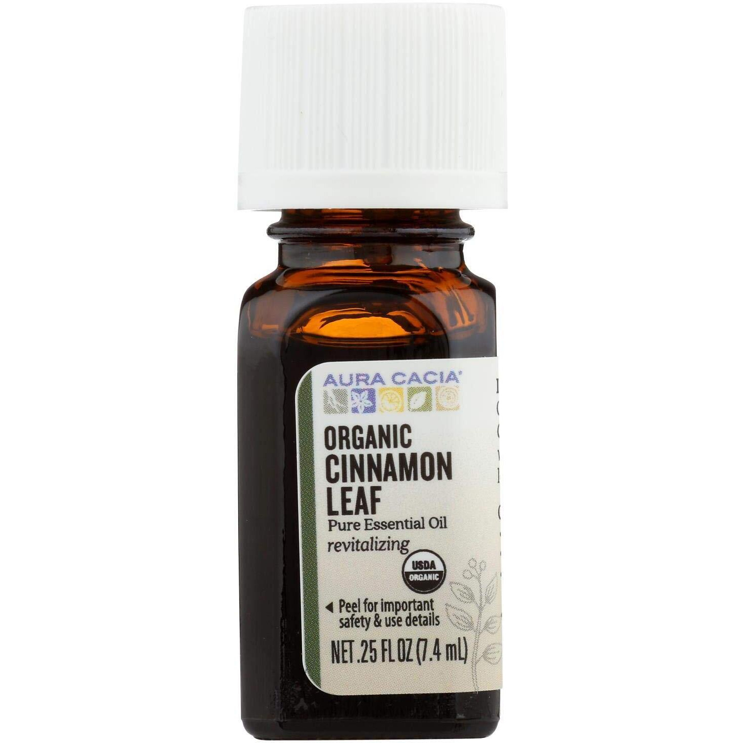 Aura Cacia Organic Cinnamon Leaf - .25 oz4