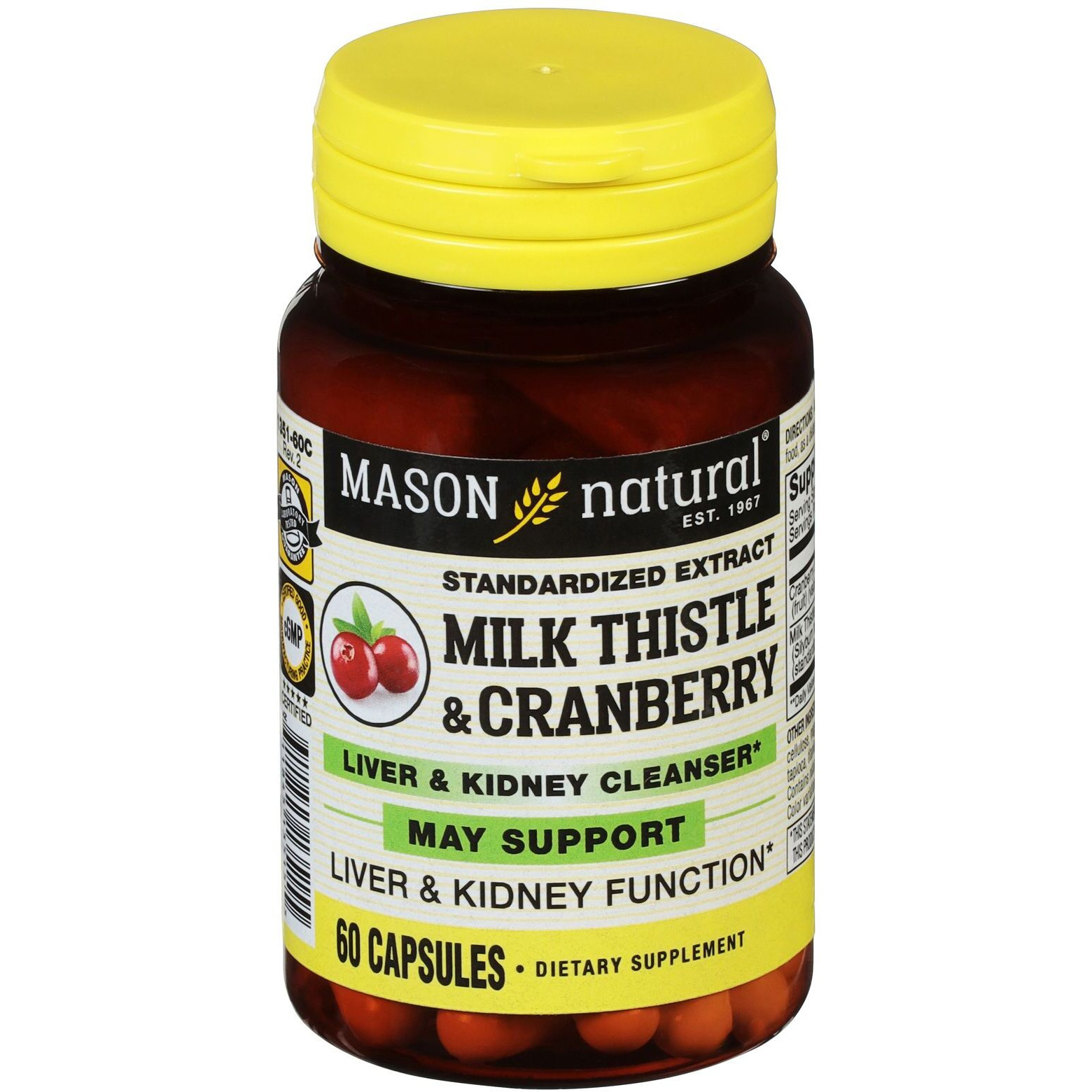 Mason Naturals - Liver&kidney cleanser - 1 Each - 60 cap(D0102H5NRDP)