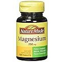 NATURE MADE Magnesium, 250 mg, Tablets, 100 ct