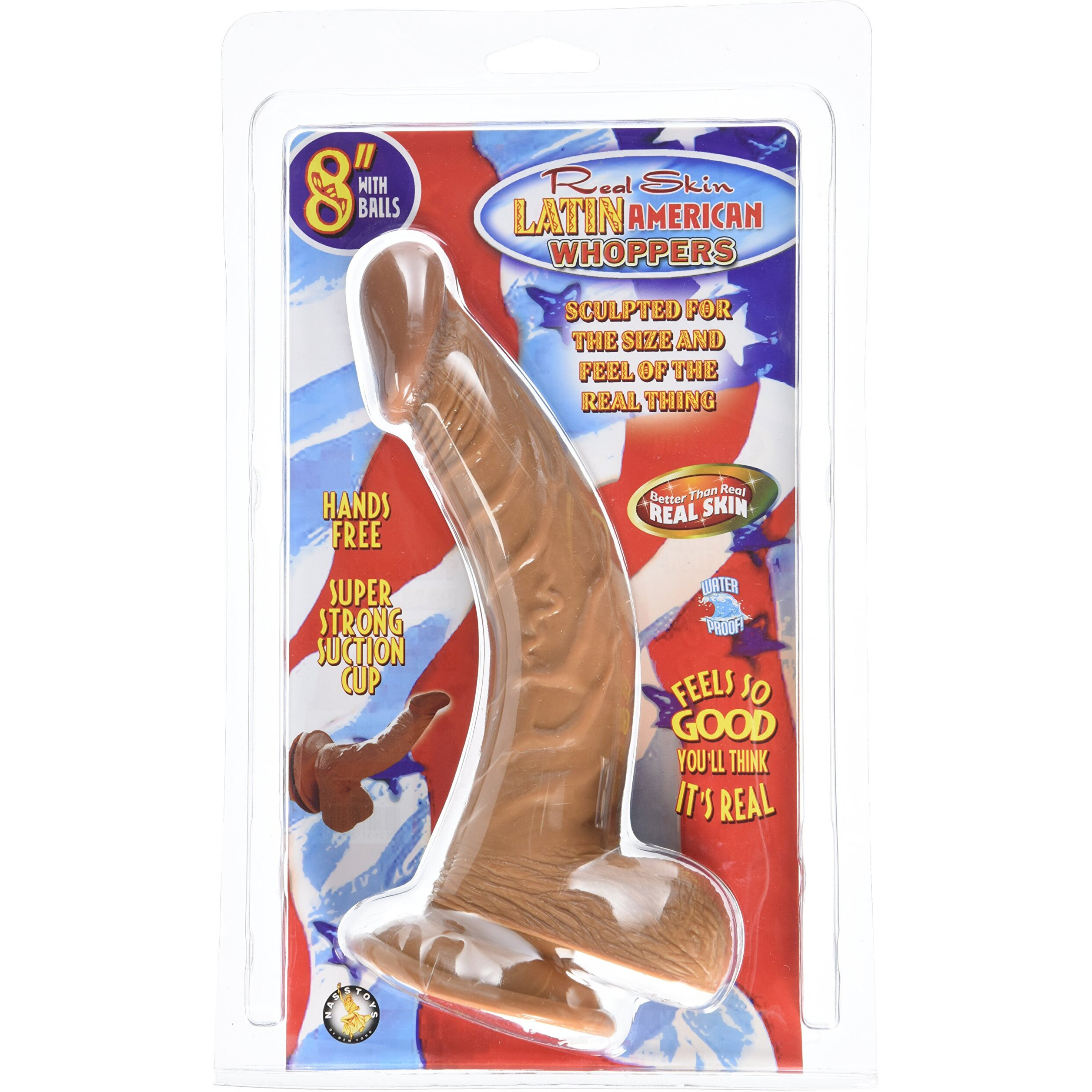 Latin American Whoppers 8in Dong With Balls(D0102H7RWQG.)