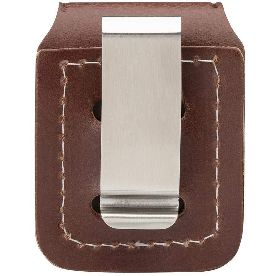 LPCB - ZIPPO Lighter Pouch W/Clip, Brown