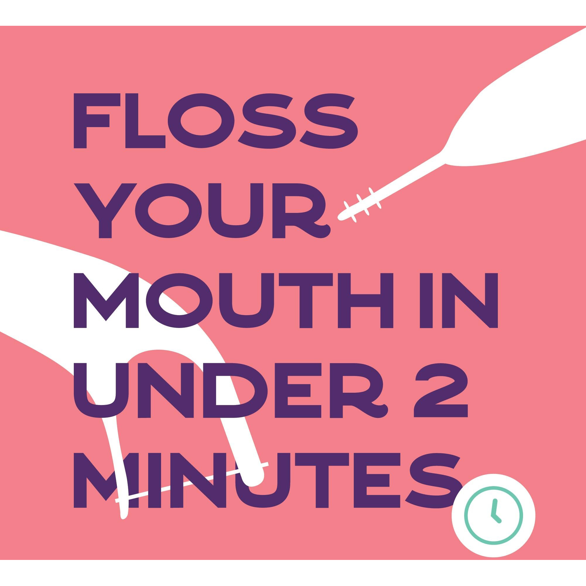Orthodontic Flossers by Platypus for Unisex - 30 Count Floss