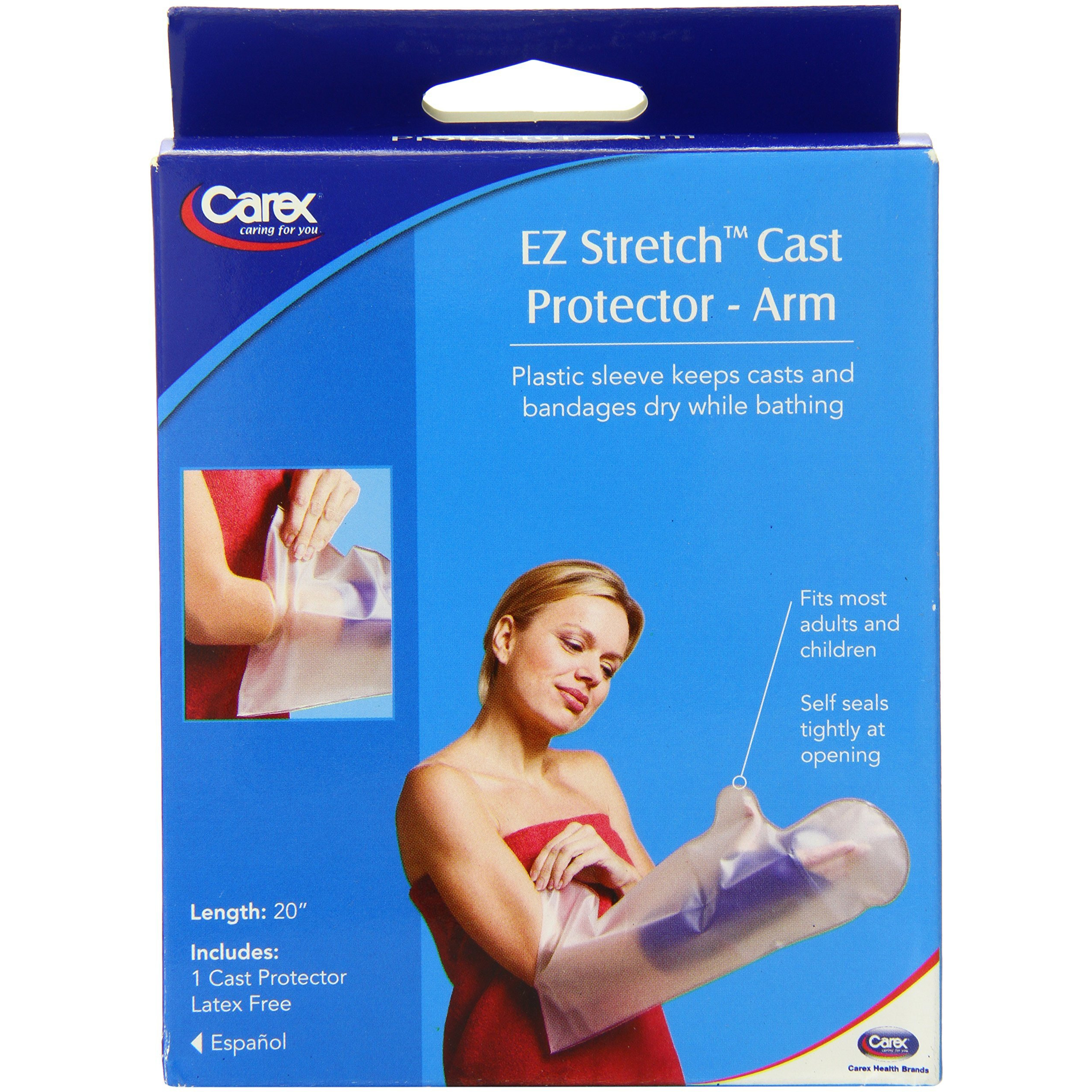 Carex Health Brands Carex E-Z Stretch Cast Arm Protector, One Size (P20500)