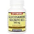 Optimum Glucosamine Sulfate KCL Capsules, 500 Mg, 60 Count