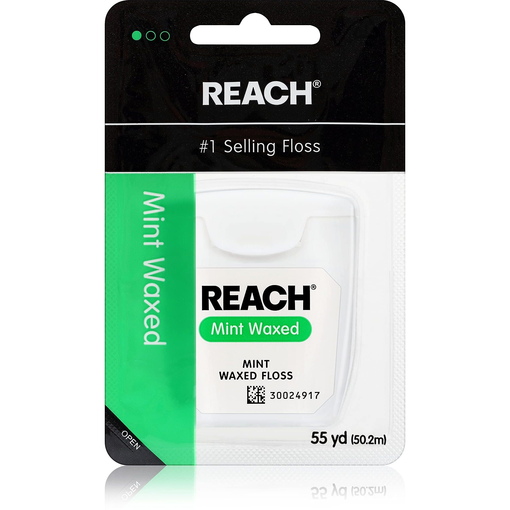 Johnson & Johnson Reach Interdental Adult Floss, Mint Waxed, 55 yds