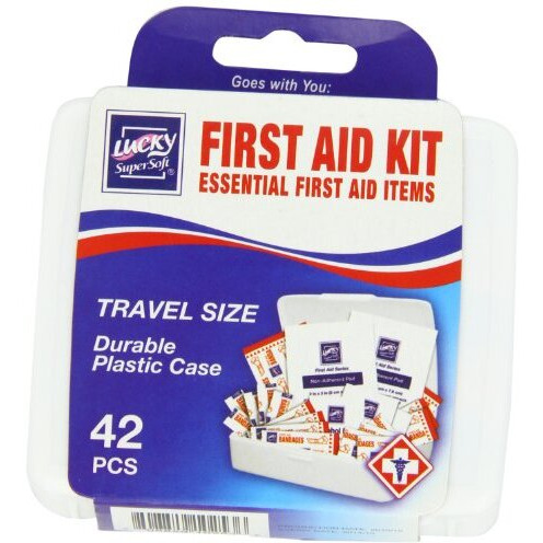 Lucky Super Soft First Aid Kit, 42 Count
