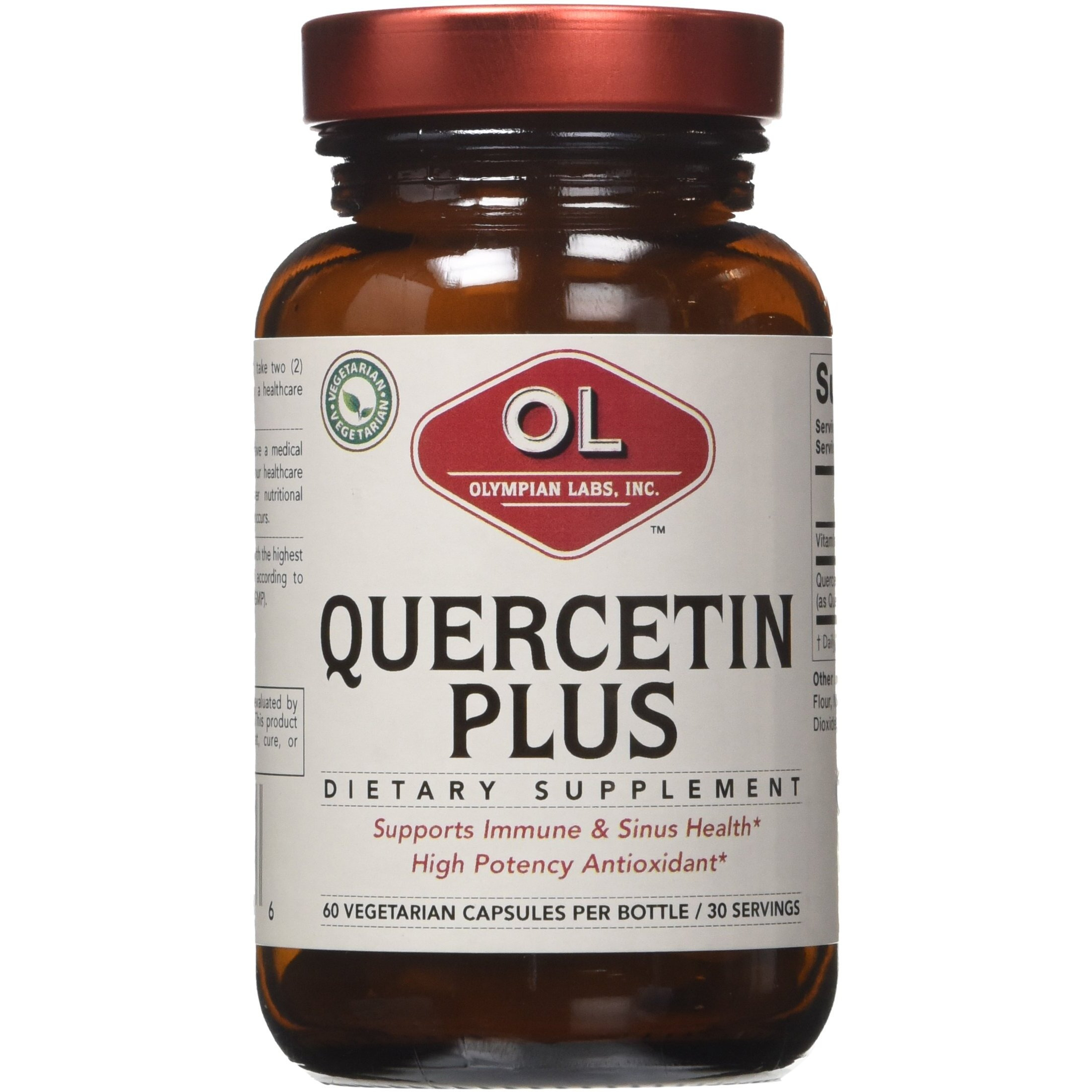 Olympian Labs Quercetin Plus - 1 g - 60 Vegetarian Capsules