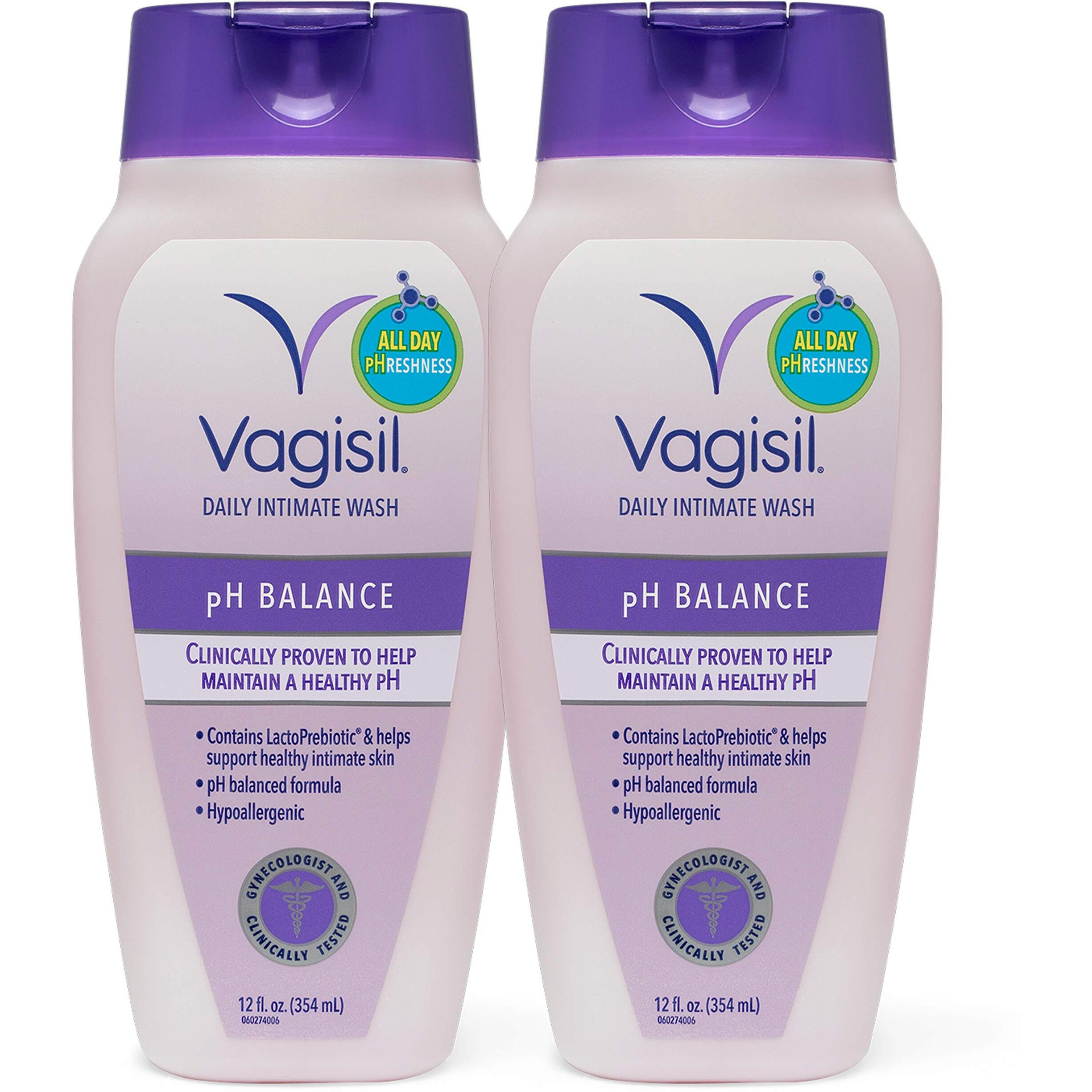 Vagisil pH Balanced Wash, 12 ounce (Pack of 2)