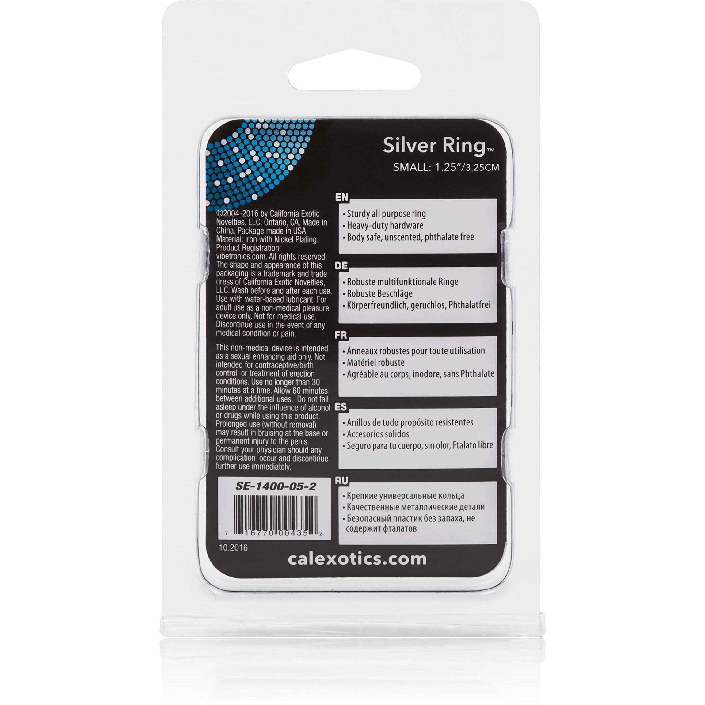Silver Cock Ring - Small(D0102H7XRSA.)