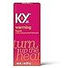 K-Y Warming Liquid Lube, Sensorial Personal Lubricant, Glycerin Based Formula, Safe to Use with Latex Condoms, For Men, Women and Couples, 1 Oz (Pack of 4)