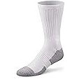 Dr. Comfort Diabetic Crew Socks, White, Large (1 Pair)