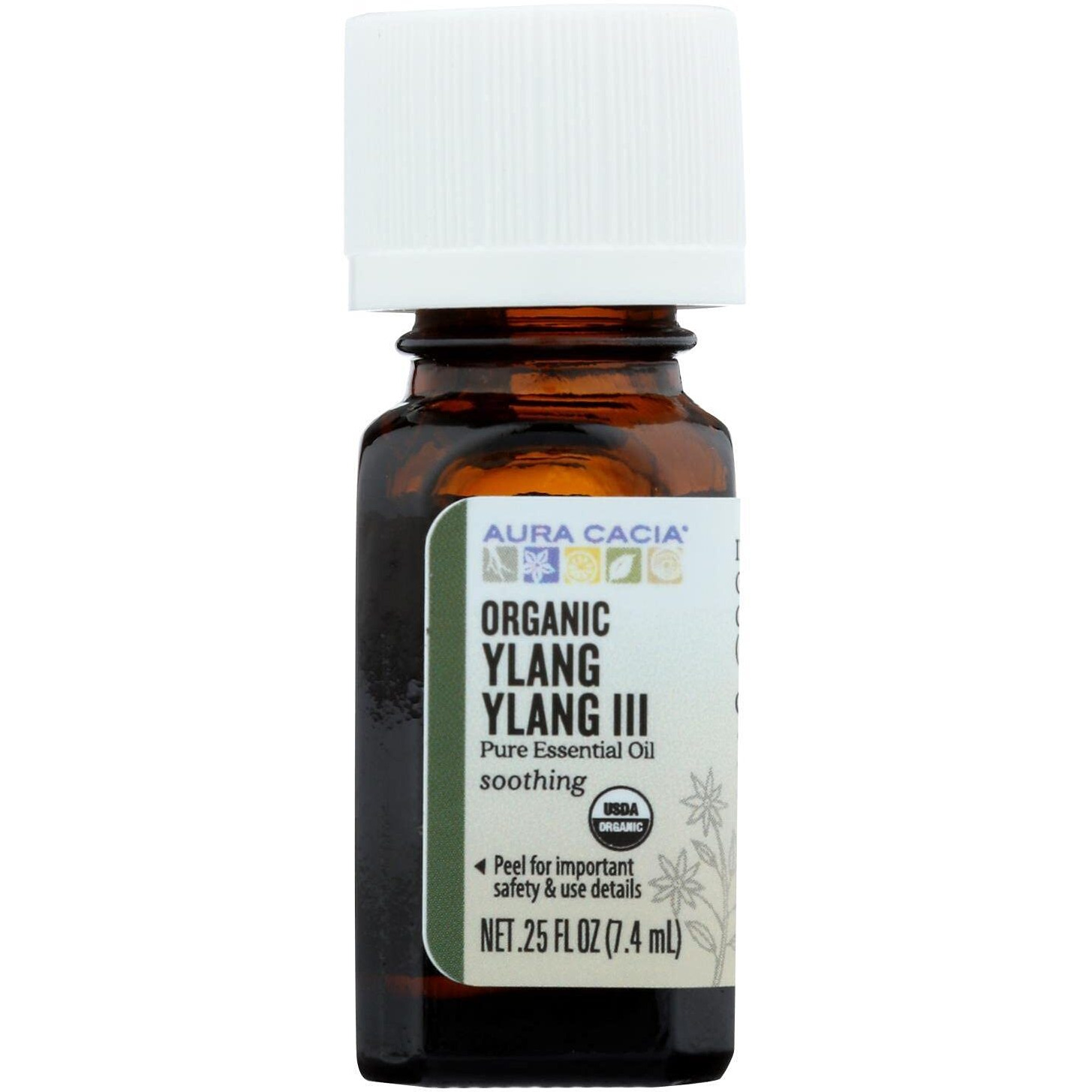 Aura Cacia Organic Ylang Ylang Essential Oil (1x.25 Oz)