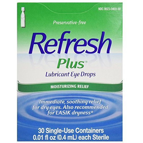 Allergan Refresh Plus Eye Drops for Mild to Moderate Dry Eyes