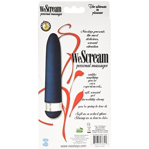 The Velvet Kiss We Scream Black Personal Massager(D0102H7HCTW.)